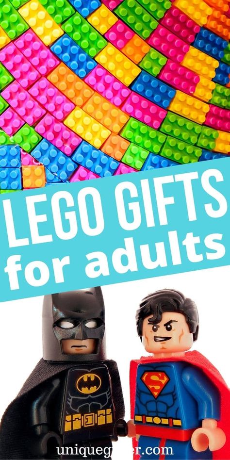 20 Ridiculously Fun Lego Gifts for Adults | Excellent Birthday Presents | Gift for my Boyfriend | Anniversary Gift Idea | Gift Giving Tips for Men | Gifts for Women | Christmas Present Ideas Gifts For Lego Lovers Adults, Lego Gifts For Boyfriend, Lego Diy Gifts, Valentines Day Him, Lego Presents, Gift For My Boyfriend, Lego Candy, Christmas Presents For Women, Magnet Diy