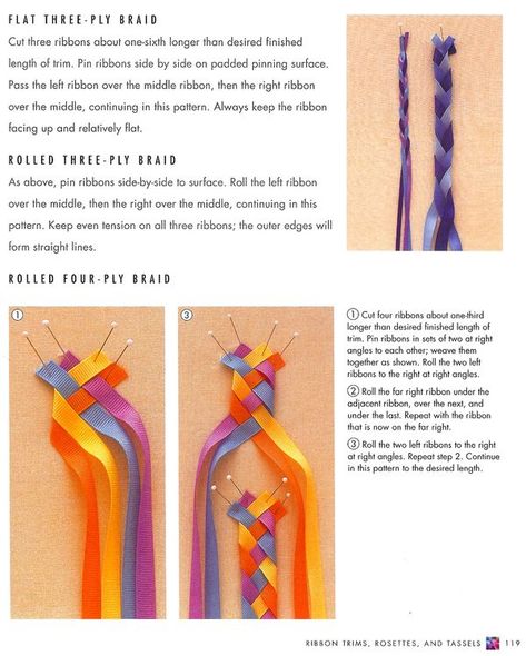 Have you noticed that there are a lot of braid details in fashion lately? I have known how to braid with 3 strands but I never knew how to do it with 4. The Complete Photo Guide to Ribbon Crafts... Diy Mums, Homecoming Freshman, Texas Homecoming Mums, Senior Crown, How To Braid, Crown Ideas, Ribbon Braids, Ribbon Lei, Mums The Word