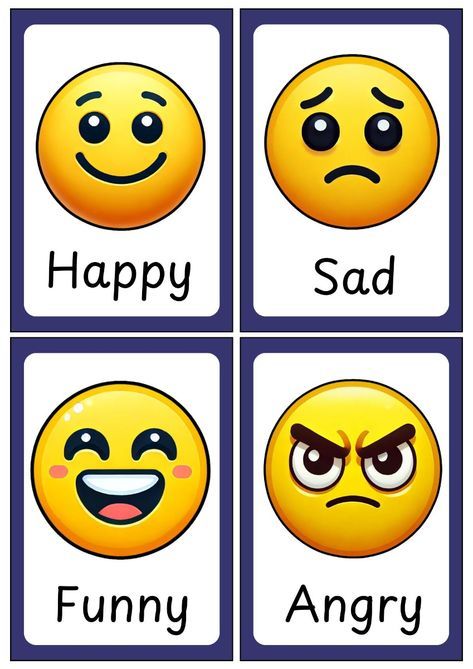 Get your printable free emotions flashcards now! Free Emotions Printables, Emotion Flashcards Free Printable, Emotion Cards For Kids Free Printable, Emotional Flashcards, Feeling Flashcards, Classroom Crafts For Kids, Emotions Preschool Activities, Emotion Flashcards, Feelings Flashcards