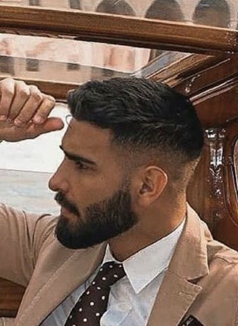 Men Fade Haircut Short, Short Hair With Beard, Mens Haircuts Short Hair, Mens Hairstyles Fade, Mens Hairstyles With Beard, Beard Styles Short, Beard Haircut, Gents Hair Style, Men Haircut Curly Hair