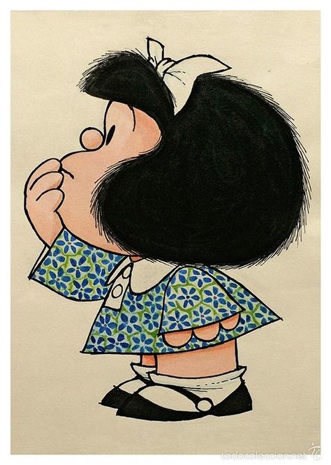 MAFALDA. CARTEL DEL MÍTICO PERSONAJE. 45 X 32 CMS. - Foto 1 Spring Living Room, About World, Snoopy Love, Drawing Images, Christmas Drawing, World Peace, Ecards Funny, Print Blanket, Blanket Pattern