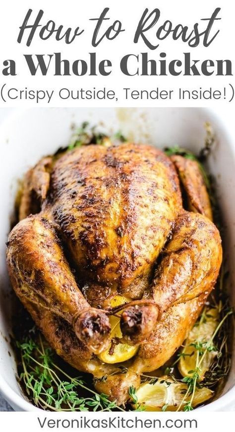 Healthy Whole Chicken Recipes Ovens, Healthy Roast Chicken Recipes, Whole 30 Whole Chicken Recipes, Easy Baked Whole Chicken, Whole Chicken Meal Prep, Gluten Free Whole Chicken Recipes, Paleo Whole Chicken Recipes, Keto Roasted Chicken Recipes, Whole 30 Roasted Chicken