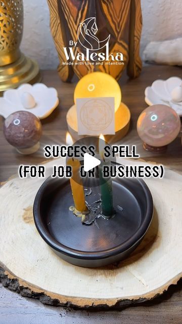 Bring in the success you desire in your business or your job, using this easy yet potent spell!   Follow for more witchy tips, spells and... | Instagram Spells For Success At Work, Spell For Interview Success, Job Candle Spell, Better Business Spell, Job Security Spell, Successful Business Spell Jar, Spell For Job Success, Job Success Spell, Spells For Success In Business