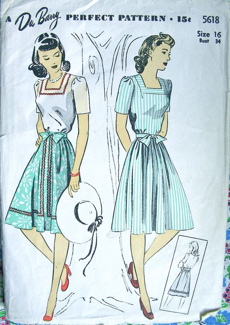 Dirndl Dress Pattern, Polonaise Dress, Dirndl Pattern, Dirndl Dress Traditional, 1950s Dress Patterns, Vintage Sewing Patterns Free, German Dress Dirndl, Dirndl Skirt, Skirt Blouse