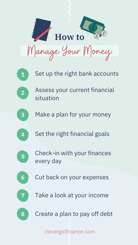 How To Manage Your Money: 19 Tips To Do It Right Money Saving Methods, Manage Your Money, Money Management Advice, Money Saving Strategies, Financial Life Hacks, Financial Wellness, Financial Education, Managing Your Money, Budgeting Finances