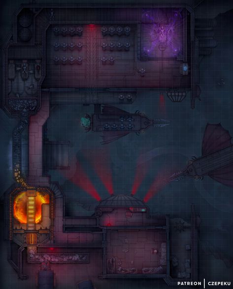 #warforged #factory #steampunk #eberron #mournland #airship #manufactorum #alarm #furnace #conveyorbelt #battlemap #bbeg #czepeku #digitalart #digitalpainting #dungeon #dungeonmaps #encountermaps #fantasy #fantasyart #fantasymap #map #maps #rpg #rpgmaps #tabletop #ttrpg #ttrpgmap #vtt #vttbattlemap #vttmap #dnd #dndadventure #dndbbeg #dndcampaign #dndbattlemap #dndhomebrew #dndmaps #dndmemes #dndminis #dungeonsanddragons #forgottenrealms #pathfinder #pathfindermap #wotc #5e #5emaps #5ehomebrew Factory Map Dnd, Factory Battlemap, Dnd Planning, Dnd Resources, Maps Rpg, Pathfinder Maps, Dnd Minis, Dnd Campaign, Building Map