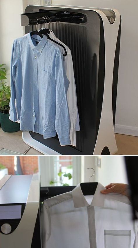 UK based engineers Rohan Kamdar and Trevor Kerth invented an automatic ironing machine – Effie, which will iron your clothes for you. Iron Machine Automatic, Automatic Ironing Machine, Security House, Iron Room, Gaming Setup Ideas, Iron For Clothes, Ironing Clothes, Camper Repair, Iron Clothes