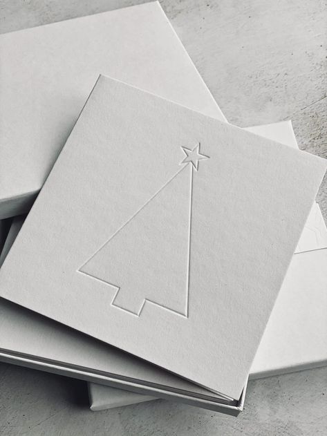 Minimalist letterpress Christmas cards from All White Christmas, which stocks a beautifully curated range of Nordic-inspired Christmas decorations and gifts #nordicchristmasdecorations #simplechristmasdecor #scandinavianchristmas #minimalistchristmas All White Christmas, Nordic Christmas Decorations, Letterpress Christmas Cards, Minimalist Christmas Card, Chrismas Cards, Letterpress Christmas, Natural Christmas Decor, Minimal Christmas, Minimalist Cards