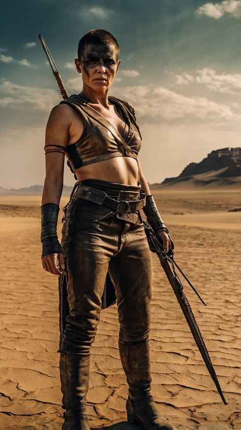 Imperator Furiosa From Mad Max Fury Road Mad Max Characters, Mad Max Fashion Women, Mad Max Halloween Costume, Mad Max Aesthetic, Furiosa Costume, Mad Max Fashion, Mad Max Furiosa, Channel Zero, Mad Max Costume