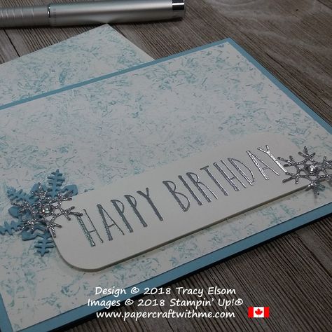 Diy Winter Birthday Cards, January Birthday Cards Ideas, Winter Birthday Cards For Women, January Birthday Cards Handmade, Winter Birthday Cards Ideas, January Birthday Cards, Stampin Up Winter Birthday Cards, Winter Birthday Card Ideas, Winter Birthday Cards Handmade