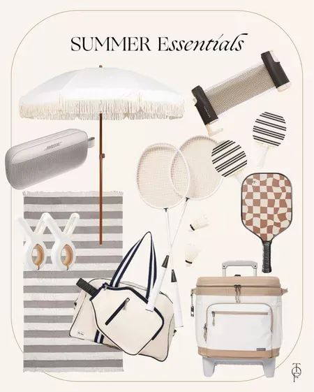 Outdoor summer essentials #summer #LTKunder50 #LTKunder100 Beach Set Up, Mom Bag Essentials, Beach Supplies, Pool Essentials, Rooftop Party, Beach Necessities, Birthday Ideas For Her, Beach Items, Lake Beach