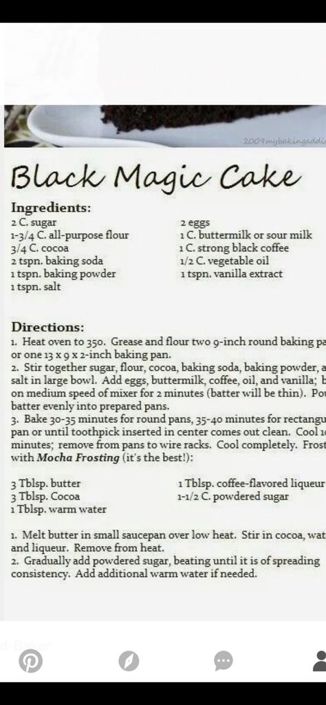 Black Magic Cake, Magic Cake, Sugar Eggs, Cake Ingredients, Black Magic, Black Coffee, Buttermilk, Vegetable Oil, Baking Pans