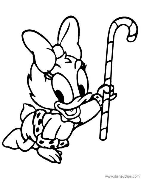 Baby Daisy, Coloring Page Ideas, Daisy Duck, Christmas Coloring, Creative Colour, Page Ideas, Coloring Pages To Print, Christmas Coloring Pages, Disney Christmas