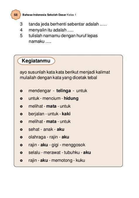 Contoh Soal Anak Tk Bahasa Indonesia Materi Kelas 1 Sd, Soal Anak Tk, Soal Tk, Indonesian Language, Kids Worksheets Preschool, Kindergarten Worksheets Printable, Preschool Writing, School Materials, Smart Parenting