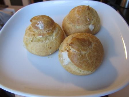 Cream Puffs: fill them, freeze them, eat them. A wonderful treat to beat the heat. – EAT it NOW or EAT it LATER Cream Puff Filling, Desserts For Parties, Freeze Cream, Joy Of Cooking, Pastry Bag, Frozen Treat, Cream Puffs, Great Desserts, Beat The Heat