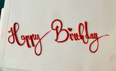 Cake Fonts Letters, Cake Writing Fonts, Happy Birthday Handwriting, Happy Birthday Writing Style, Cake Letters, Happy Birthday Writing, Happy Birthday Words, Cake Lettering, Cake Writing