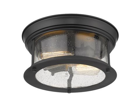 727F10-MB | Z-Lite Living Area Design, Vintage Edison Bulbs, Residential Lighting, Flush Mount Ceiling, Drum Shade, Lantern Lights, Flush Mount Ceiling Lights, Ceiling Fixtures, Bronze Finish