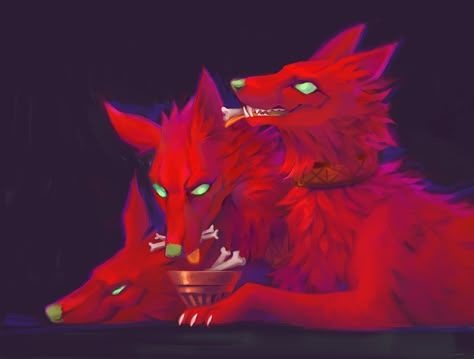 Cerberus Hades Game, Cerberus Fanart, Hades Fanart, Hades The Game, Hades 2, Horror Creatures, Shadow Magic, Hades Game, Mythical Creatures Fantasy