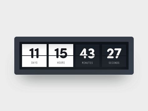 Daily Ui, Digital Clock, Countdown Timer, Global Community, Clock, Design