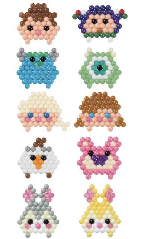 Aqua Beads Template, Aqua Beads Ideas, Aquabeads Ideas, Aquabeads Templates, Shaun The Sheep, Aqua Beads, Water Beads, Pixel Art Pattern, Perler Beads Designs