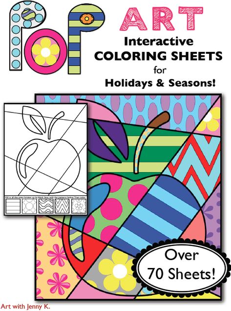 Holiday Coloring Pages, Art With Jenny K, Art Handouts, Writing Sheets, Art Worksheets, Kindergarten Art, Classroom Fun, Art Classroom, Elementary Art