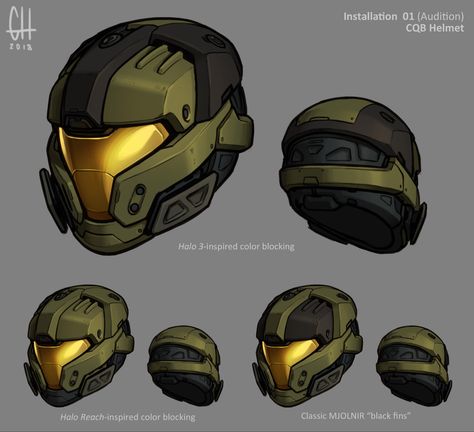 Halo Armor Concept Art, Halo Helmet Concept, Halo Elite Armor Concept Art, Halo Female Spartan Armor Concept Art, Odst Armor Concept Art, Robot Suit, Helmet Concept, Halo Game, Halo Armor