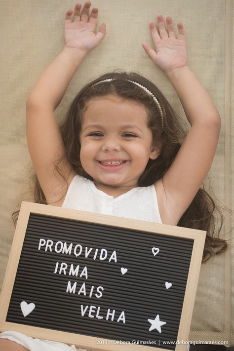 Promovida irmã mais velha! ❤️ Baby 2 Announcement, Brother Sister, Big Sister, Big Brother, Gender Reveal, New Baby Products, Baby Shower