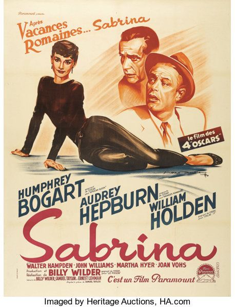 Audrey Hepburn Movie Posters, Michael Nouri, Steve Forrest, Sabrina 1954, Audrey Hepburn Movies, French Movie Posters, Old Movie Poster, Old Movie Posters, Film Vintage