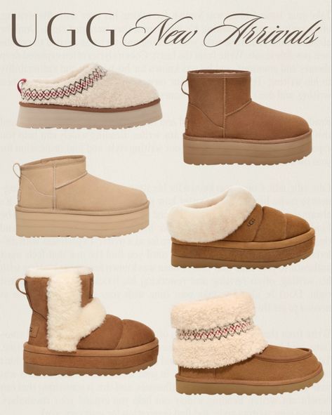 Preppy Uggs, Uggs Tazz, Uggs Shoes, Platform Uggs, Fall Fashion Boots, Boots Uggs, Best Fall Outfits, Cute Uggs, Platform Shoes Boots