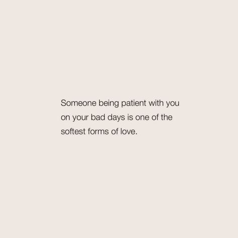 Patience on our hardest days is one of the purest forms of love.” 🤍 True love isn’t always in grand gestures—it’s in the quiet moments, the patience, and the understanding that shows up on our toughest days. 💫 Being there for each other through every high and low is what real connection is all about. 🌱 💬 Tag someone who shows you this kind of love 📲 Like, comment, share, save, and follow for more thoughts on love, growth, and connection! 👉 Follow @motivationmaafiaaa for daily inspiration! ... Understanding Each Other Quotes, Health Relationships Quotes, Giving Love Quotes, People Who Love You Quotes, Love And Understanding Quotes, Resonating Quotes, Forms Of Love, Real Connection, Patience Love