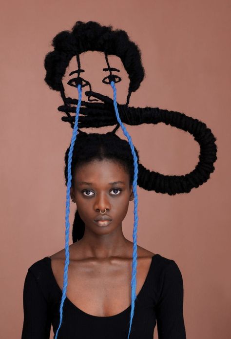 Eccentric Hairstyles, Afrofuturism Hairstyles, Editorial Braids Hairstyles, Editorial Hair Locs, Afro Editorial Hair, Braid Editorial Hair, Celebrity Hair Inspiration, Intricate Hairstyles, Afro Hair Art