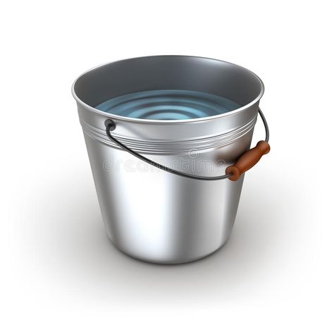 Metal bucket full of water. on white. 3d image #Sponsored , #AD, #Affiliate, #bucket, #image, #water, #full Bucket Image, Cleaning Metal, Bucket Of Water, Branding Fonts, Water Bucket, 3d Image, Metal Bucket, Brand Fonts, Creative Poster Design