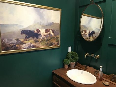 Sherwin Williams Hunt Club, Paint Colors For Small Bathrooms, Sherwin Williams Paint Colors Green, Praise Hands, Sherwin Williams Green, Small Bathroom Colors, Dining Room Paint Colors, Dining Room Paint, English Decor