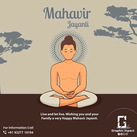 Happy Mahavir jayanti post designing Mahavir Jayanti Creative Ads, Happy Mahavir Jayanti, Mahavir Jayanti, Creative Ads, Post Design, Media Post, Social Media Post, Social Media, Media