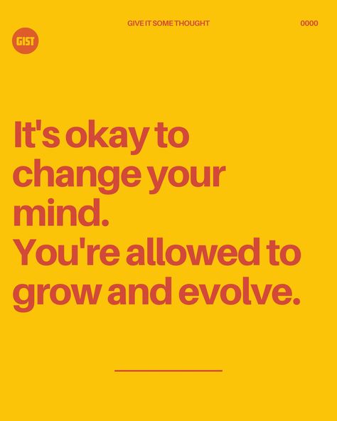 It's okay to change your mind. 🌱 You're allowed to grow and evolve. As you learn and experience more, your perspectives and desires naturally shift. Embrace these changes—they are signs of your growth and self-discovery. Have you experienced a significant change of heart that led to a better path? Share your journey below and let's inspire each other to welcome growth! 🌟 . . #EmbraceChange #GrowthAndEvolution #SelfDiscovery #WelcomingChange #shareyourjourney #giveitsomethought Embrace Change, Change Of Heart, It's Okay, Change Your Mind, Self Discovery, Its Okay, You Changed, To Grow, Mindfulness