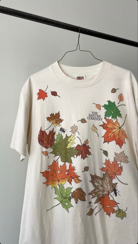 Vintage Embroidered Fall Shirt, Fall Graphic Print Goblincore Tops, Cottagecore Graphic Tee, Halloween Goblincore Graphic T-shirt, Cottagecore Printed Crew Neck T-shirt, Reworked Clothes, Company Shirts, Designer Collection, Cool Outfits