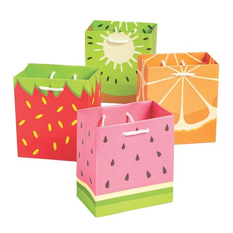 PRICES MAY VARY. If you're planning a Tutti Frutti birthday party theme these gift bags make great favor bag options. Each bag features an assorted fruit design including: watermelon orange kiwi and strawberry. Set of 12 Paper Size: 4" x 2 1/2" x 4 1/2" Kiwi And Strawberry, Tutti Fruity Party, Twotti Fruity, Tutti Frutti Birthday Party, Tutti Frutti Party, Fruit Birthday Party, Watermelon Birthday Parties, 2nd Birthday Party For Girl, Fruit Birthday