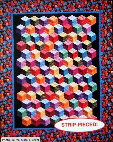 Top 12 Free Tumbling Blocks Quilt Patterns (+8 Bonus Patterns For Sale) Building Blocks Quilt, Tumbling Blocks Pattern, Tumbling Blocks Quilt, Free Quilt Tutorials, Tumbling Blocks, Quilt Block Patterns Free, Beginner Quilt Patterns, Patchwork Quilt Patterns, How To Finish A Quilt