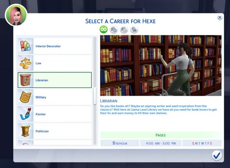 Librarian Career Sims 4 Careers Cc, Sims 4 Mods Carrer, Sims 4 Cc Writer, Sims 4 Fashion Designer Career, Sims 4 Teacher Career Mod, More Careers Sims 4, Sims 4 Cc Careers, Sims 4 Library Cc, Sims Careers