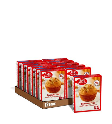 BETTY CROCKER Baking Banana Muffin Betty Crocker Muffin Mix, Baking Banana, Banana Muffin, Banana Nut Muffins, Muffin Mix, Bread Mix, Wild Blueberries, Banana Nut, Baking Mix