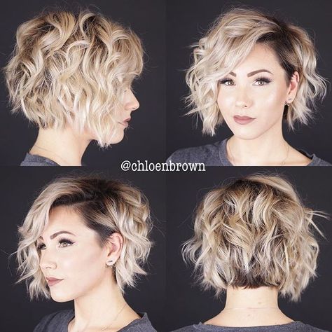 Chloé Brown Short Hair (@chloenbrown) Instagram photos and videos #hairtutorial #hairstyles Brown Short Hair, Jeggings For Women, Penteado Cabelo Curto, Trending Hairstyles, Curly Hair Cuts, Short Curly Hair, Undercut, Hair Dos, Browning