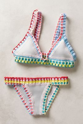 Anthropologie - Swimwear Swimsuit Inspo, Bikinis Crochet, Cute Bathing Suits, Outfit Trends, Modieuze Outfits, Summer Bikinis, Cute Swimsuits, Summer Suits, Cute Bikinis