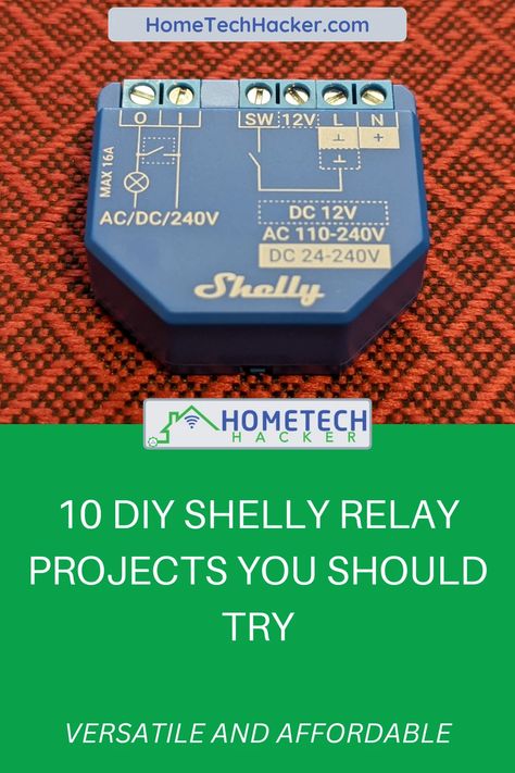 10 DIY Shelly Relay Projects You Should Try Smart Garage Door Opener, Home Automation Project, Diy Electrical, Cloud Infrastructure, Smart Home Automation, Electrical Installation, Smart Switches, Personality Quizzes, Home Network