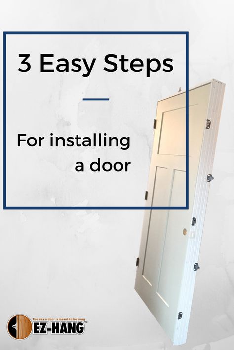 How To Hang A Door, Interior Door Installation, Backyard Crafts, Prehung Doors, Inside Door, How To Hang, Bedroom Doors, Door Installation, Diy Door