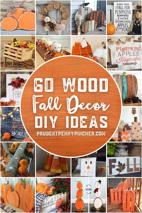 Make your own fall decorations on a budget with these wood DIY fall decor ideas. From DIY fall signs to DIY fall wall art, there are plenty of easy woodworking projects for fall to choose from. These wood fall crafts can be made with scrap wood, pallets, and more. There are both indoor and outdoor fall decor wood projects for inspiration. Fall Pallet Signs, Pallet Pumpkin, Fall Pallets, Diy Chalkboard Sign, Fall Crafts For Adults, Pallet Signs Diy, Decorations On A Budget, Diy Fall Decor Ideas, Fall Wood Crafts