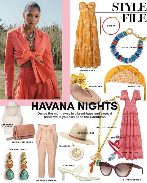 Havana Nights x Style File Havana Theme Party, Havana Nights Party Theme, Havana Nights Theme, Havana Nights Dress, Havana Party, Salsa Night, Cuba Fashion, Cocktail Party Fashion, Havana Nights Party