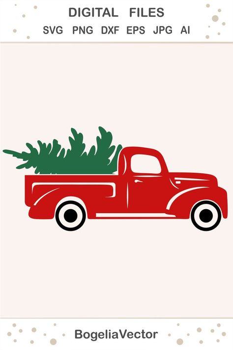 Christmas Truck Track Svg, Christmas Truck Svg, Shirt Clipart, Christmas Tree Clipart, Christmas Tree Truck, Christmas Cut Files, Merry Christmas Png, Christmas Truck, Christmas Gift Idea