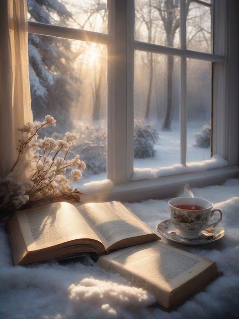 Winter Morning Aesthetic, Country Windows, Boho Sunroom Ideas, Cozy Pictures, Boho Sunroom, Vintage Message, Winter Collage, Visit Cards, Winters Tafereel