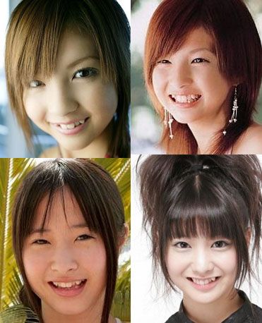 yaeba Haircuts Kawaii, Hair Styles For Girls, Asian Hairstyles, Teeth Drawing, Smile Drawing, Kawaii Hair, Crooked Teeth, Cute Tooth, Hairstyles And Haircuts