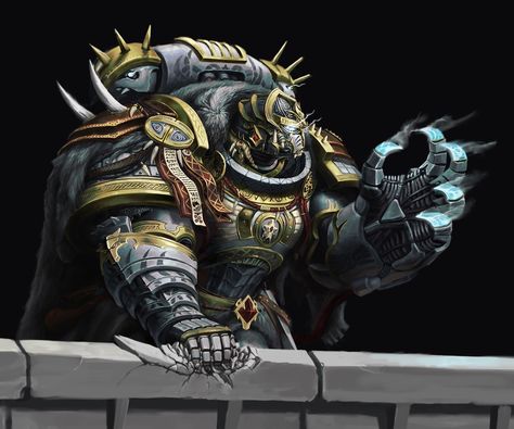 Leman Russ, Warhammer 40k Space Wolves, Space Marine Art, Warhammer 40k Art, Space Wolves, Thunder And Lightning, Warhammer 30k, Warhammer Art, Warhammer 40k Artwork